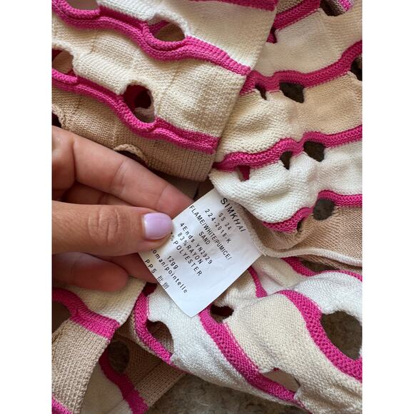 Jonathan Simkhai Tiana Cut-Out Knitted Top & Jax/Larken Midi Skirt SET - Picture 9 of 14